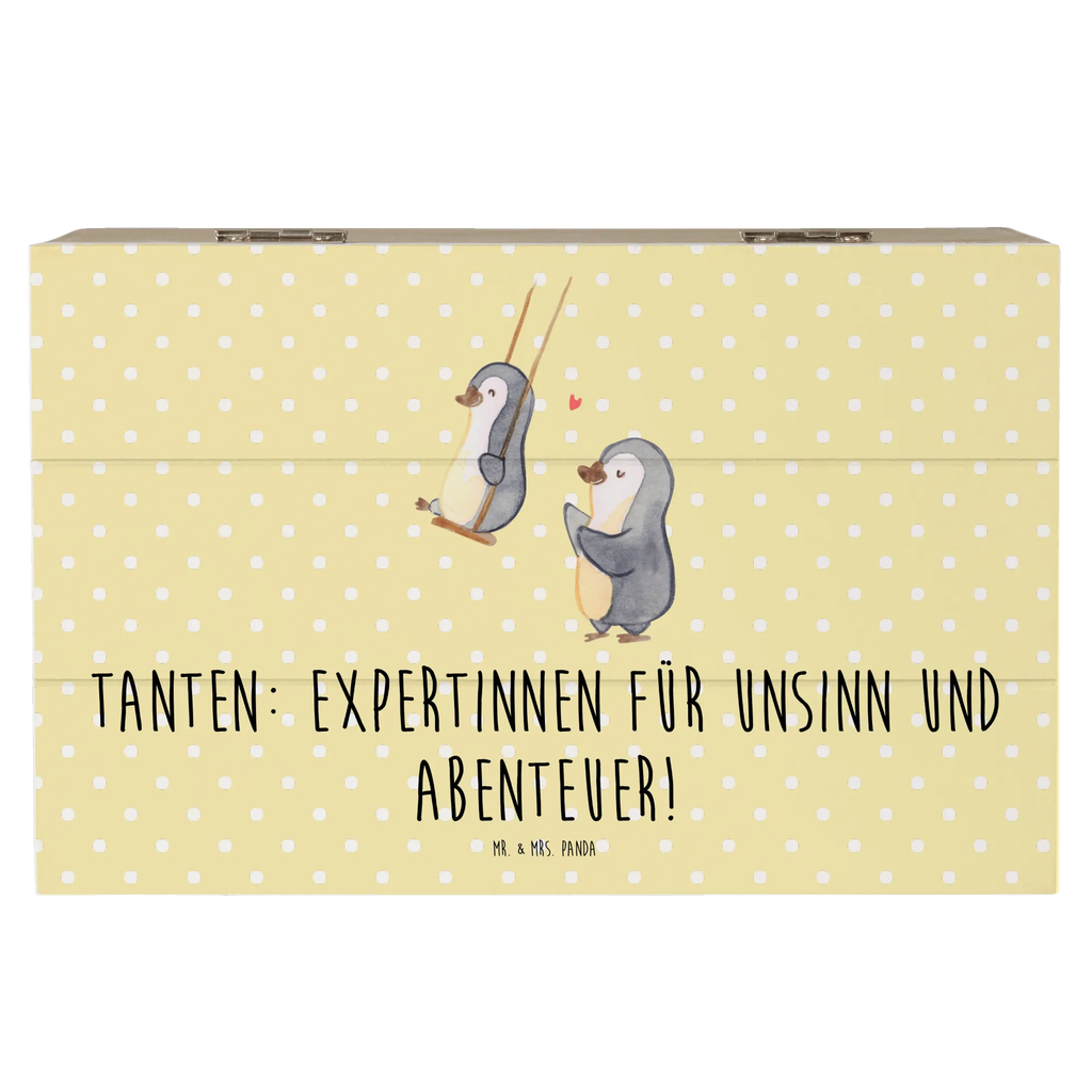 Holzkiste Tante Abenteuer Schatulle, Geschenkdose, Schatzkiste, Kiste, Erinnerungsbox, Aufbewahrungsbox, Dekokiste, XXL, Holzkiste, Geschenkbox, Erinnerungskiste, Truhe, Familie, Vatertag, Muttertag, Bruder, Schwester, Mama, Papa, Oma, Opa