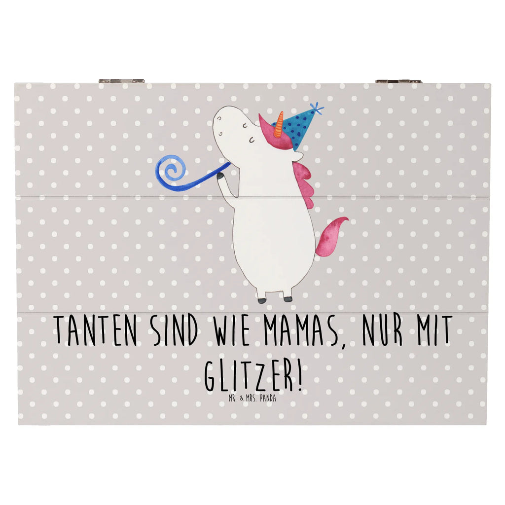 Holzkiste Glitzernde Tante Erinnerungsbox, Schatulle, Kiste, Schatzkiste, Dekokiste, Erinnerungskiste, Geschenkbox, Truhe, Holzkiste, Aufbewahrungsbox, XXL, Geschenkdose, Familie, Vatertag, Muttertag, Bruder, Schwester, Mama, Papa, Oma, Opa