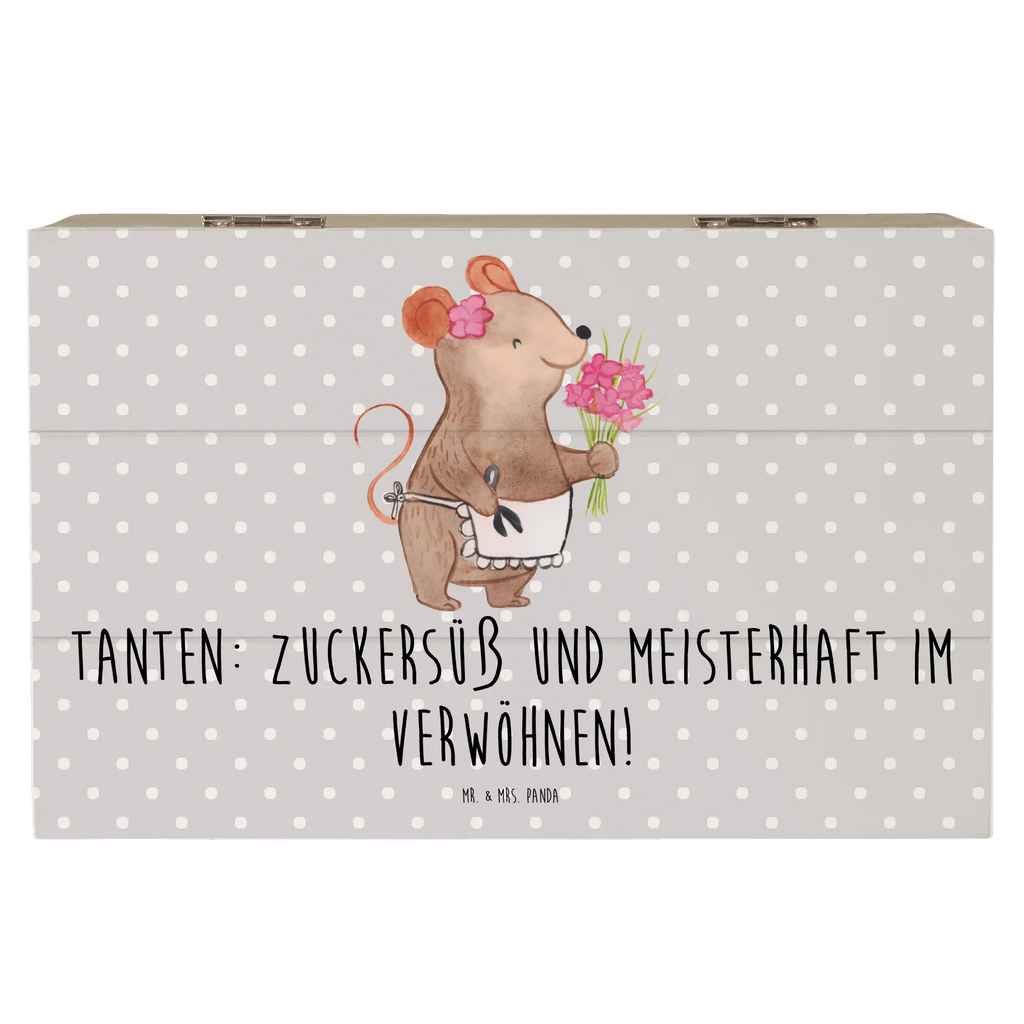 Holzkiste Tante Zuckersüß Dekokiste, XXL, Geschenkbox, Erinnerungsbox, Geschenkdose, Erinnerungskiste, Aufbewahrungsbox, Schatzkiste, Schatulle, Truhe, Kiste, Holzkiste, Familie, Vatertag, Muttertag, Bruder, Schwester, Mama, Papa, Oma, Opa