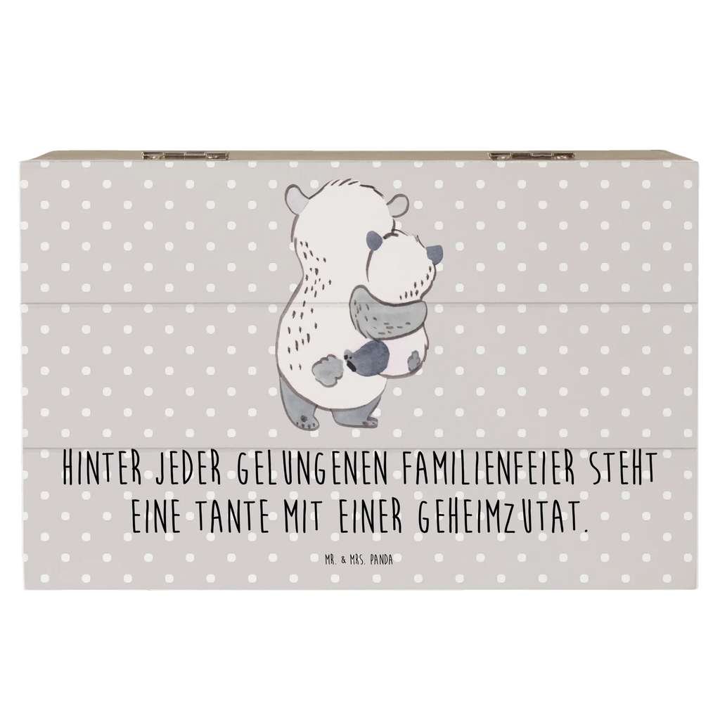 Holzkiste Tante Geheimzutat Schatulle, Dekokiste, Schatzkiste, XXL, Erinnerungsbox, Aufbewahrungsbox, Erinnerungskiste, Holzkiste, Geschenkbox, Geschenkdose, Truhe, Kiste, Familie, Vatertag, Muttertag, Bruder, Schwester, Mama, Papa, Oma, Opa