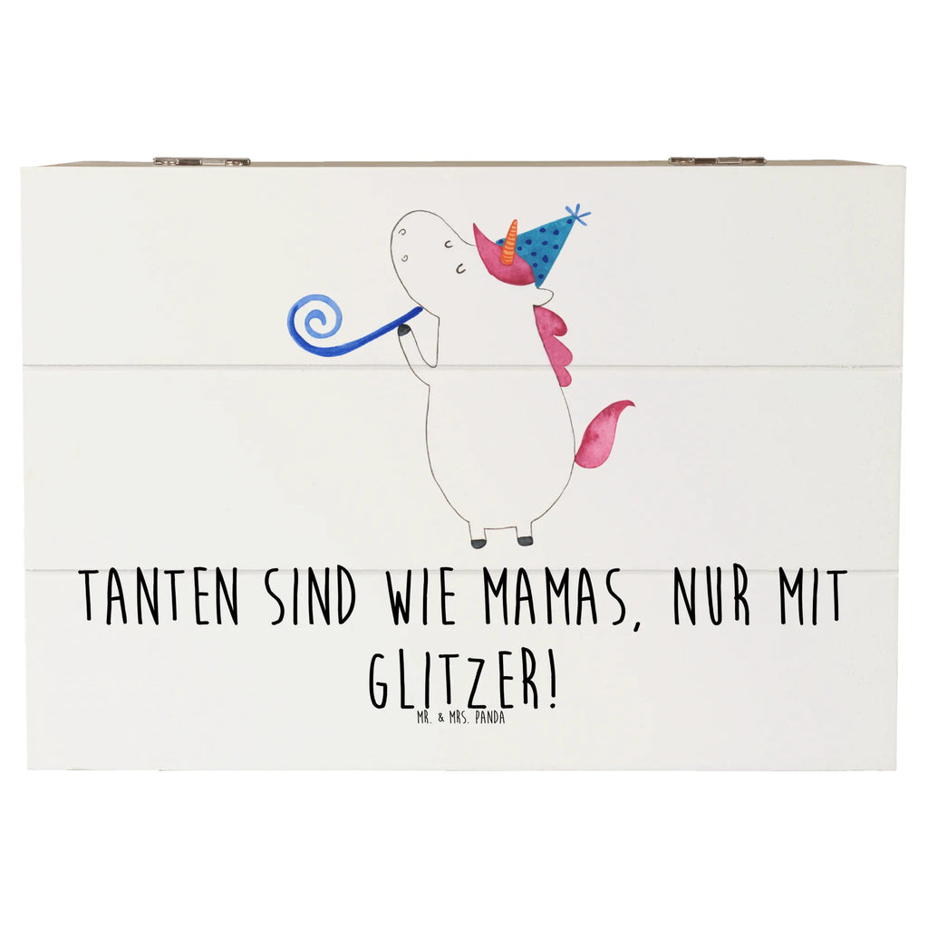 Holzkiste Glitzernde Tante Erinnerungsbox, Schatulle, Kiste, Schatzkiste, Dekokiste, Erinnerungskiste, Geschenkbox, Truhe, Holzkiste, Aufbewahrungsbox, XXL, Geschenkdose, Familie, Vatertag, Muttertag, Bruder, Schwester, Mama, Papa, Oma, Opa