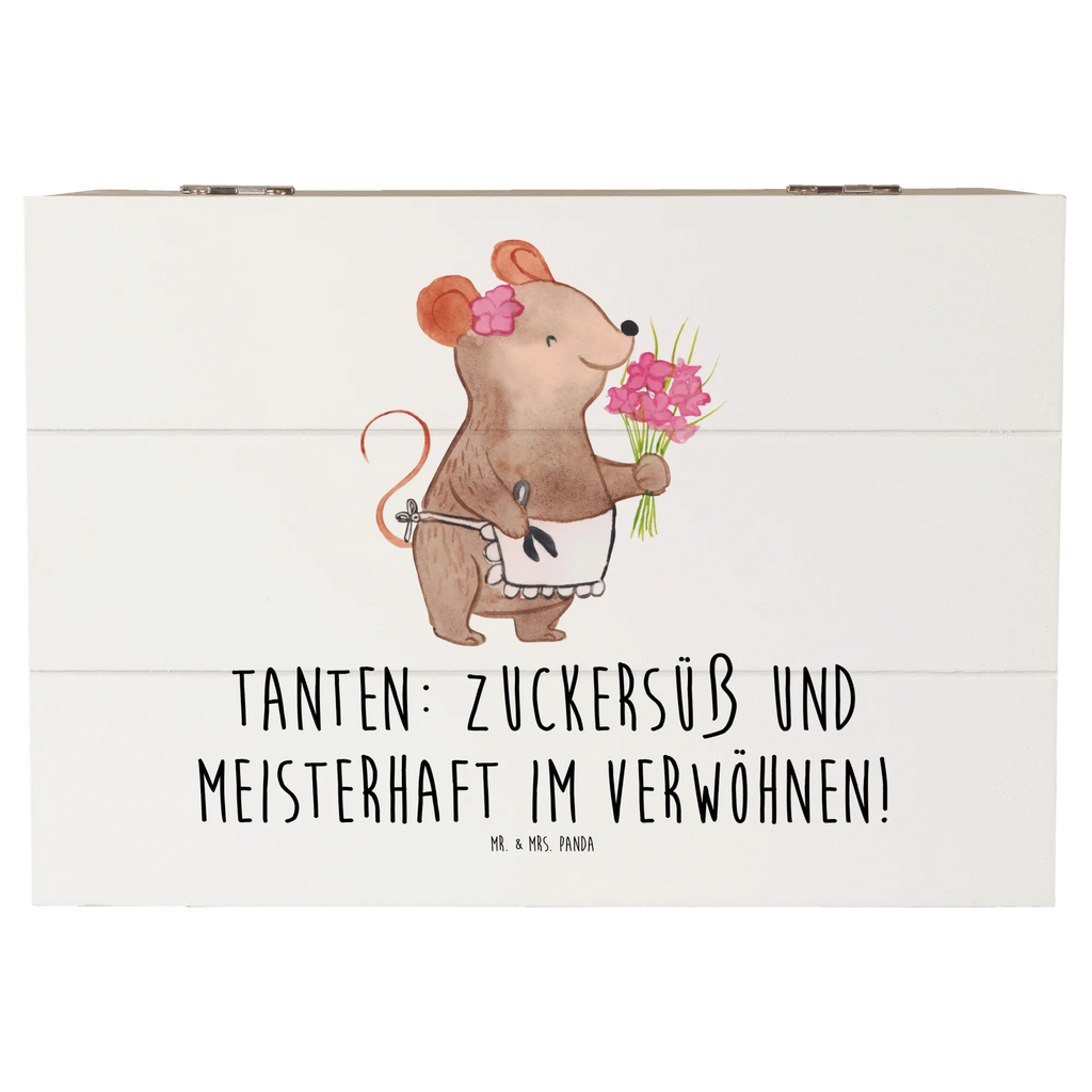 Holzkiste Tante Zuckersüß Dekokiste, XXL, Geschenkbox, Erinnerungsbox, Geschenkdose, Erinnerungskiste, Aufbewahrungsbox, Schatzkiste, Schatulle, Truhe, Kiste, Holzkiste, Familie, Vatertag, Muttertag, Bruder, Schwester, Mama, Papa, Oma, Opa