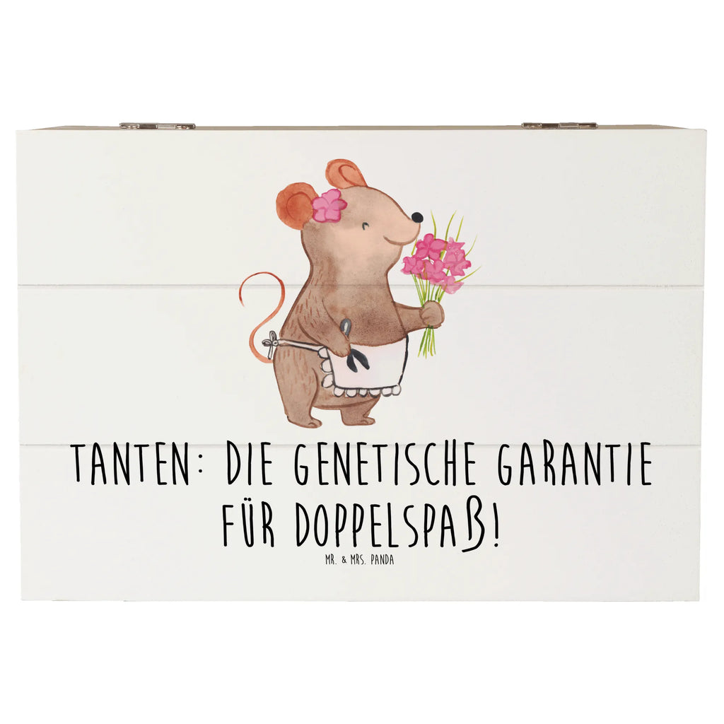 Holzkiste Tanten Doppelspaß Schatulle, Geschenkbox, Erinnerungsbox, Geschenkdose, XXL, Dekokiste, Kiste, Schatzkiste, Erinnerungskiste, Holzkiste, Truhe, Aufbewahrungsbox, Familie, Vatertag, Muttertag, Bruder, Schwester, Mama, Papa, Oma, Opa