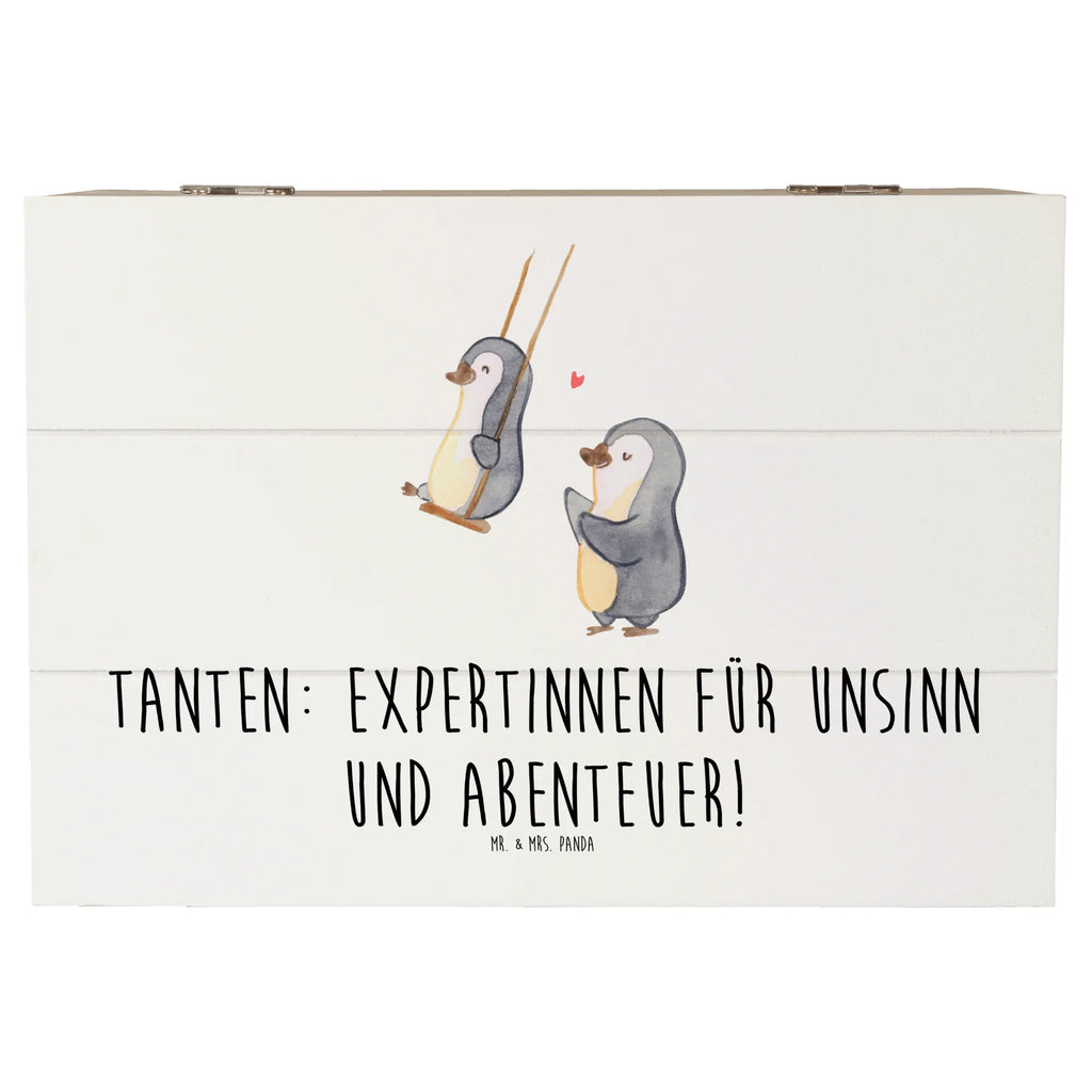 Holzkiste Tante Abenteuer Schatulle, Geschenkdose, Schatzkiste, Kiste, Erinnerungsbox, Aufbewahrungsbox, Dekokiste, XXL, Holzkiste, Geschenkbox, Erinnerungskiste, Truhe, Familie, Vatertag, Muttertag, Bruder, Schwester, Mama, Papa, Oma, Opa