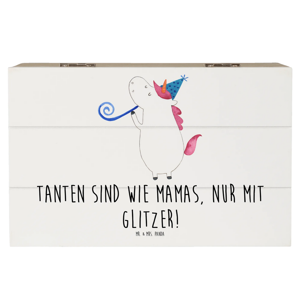 Holzkiste Glitzernde Tante Erinnerungsbox, Schatulle, Kiste, Schatzkiste, Dekokiste, Erinnerungskiste, Geschenkbox, Truhe, Holzkiste, Aufbewahrungsbox, XXL, Geschenkdose, Familie, Vatertag, Muttertag, Bruder, Schwester, Mama, Papa, Oma, Opa