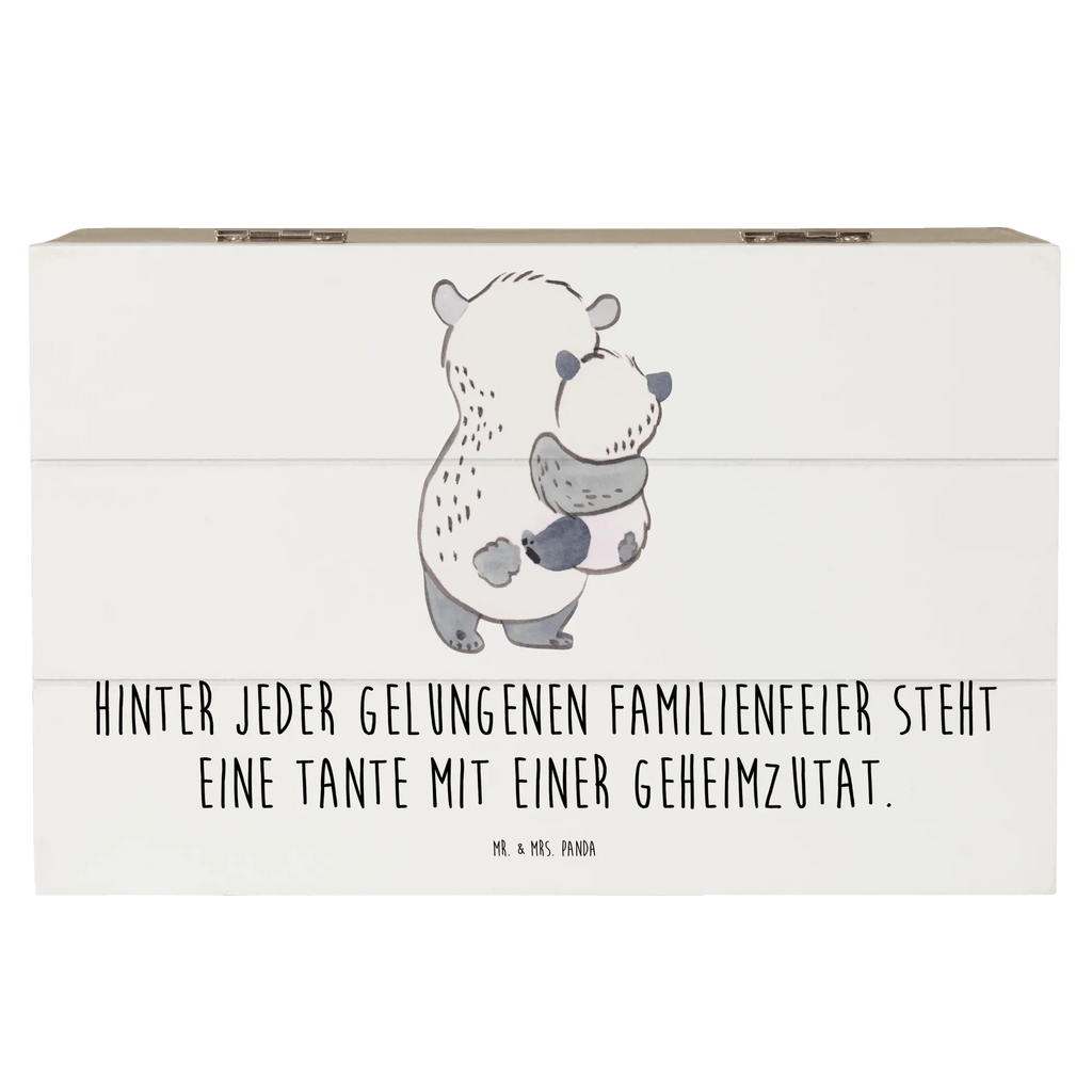 Holzkiste Tante Geheimzutat Schatulle, Dekokiste, Schatzkiste, XXL, Erinnerungsbox, Aufbewahrungsbox, Erinnerungskiste, Holzkiste, Geschenkbox, Geschenkdose, Truhe, Kiste, Familie, Vatertag, Muttertag, Bruder, Schwester, Mama, Papa, Oma, Opa