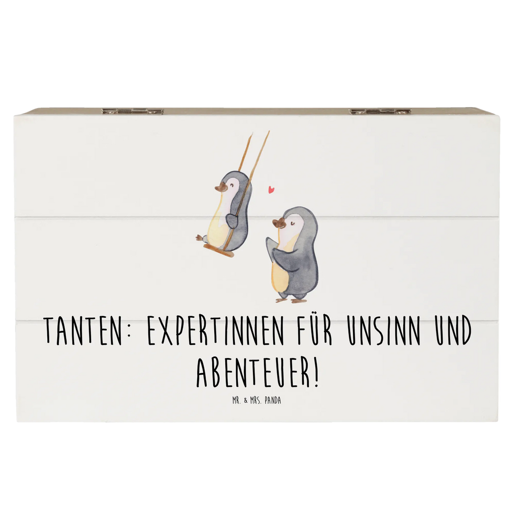 Holzkiste Tante Abenteuer Schatulle, Geschenkdose, Schatzkiste, Kiste, Erinnerungsbox, Aufbewahrungsbox, Dekokiste, XXL, Holzkiste, Geschenkbox, Erinnerungskiste, Truhe, Familie, Vatertag, Muttertag, Bruder, Schwester, Mama, Papa, Oma, Opa