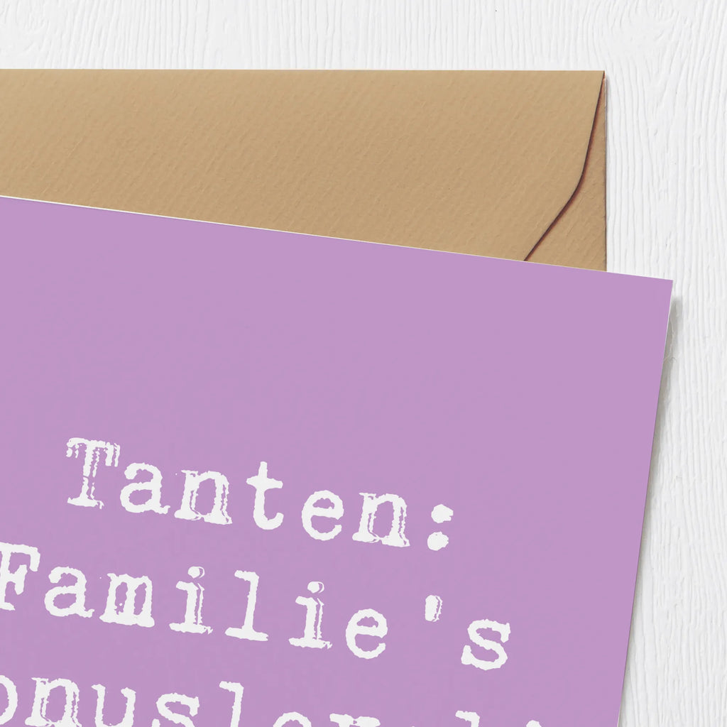 Deluxe Card Saying Tanten: Familie's Bonuslevel! Karte, Klappkarte, Glückwunschkarte, Hochzeitskarte, Geburtstagskarte, Hochwertige Grußkarte, Hochwertige Klappkarte, Einladungskarte, Grußkarte, Familie, Vatertag, Muttertag, Bruder, Schwester, Mama, Papa, Oma, Opa