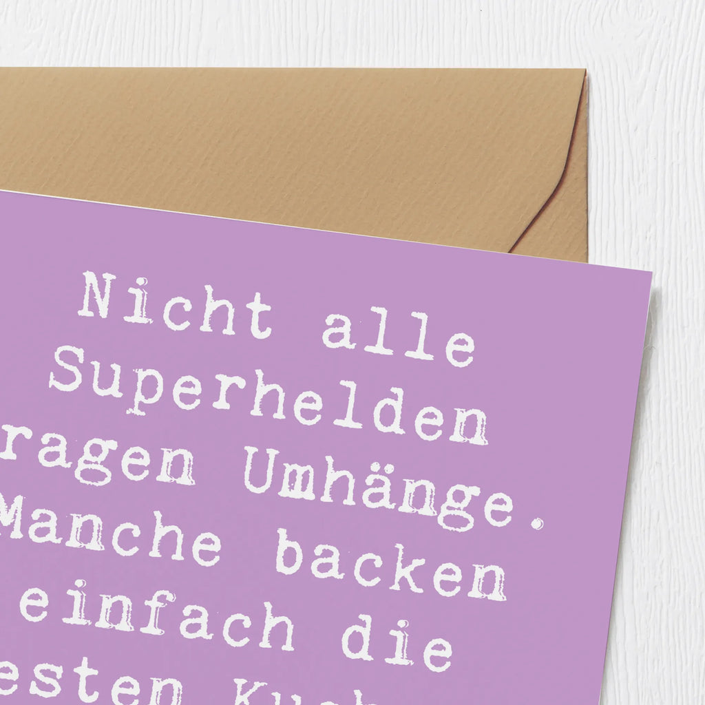 Deluxe Card Saying Nicht alle Superhelden tragen Umhänge. Manche backen einfach die besten Kuchen, wie meine Tante! Geburtstagskarte, Grußkarte, Klappkarte, Karte, Hochwertige Grußkarte, Hochwertige Klappkarte, Einladungskarte, Glückwunschkarte, Hochzeitskarte, Familie, Vatertag, Muttertag, Bruder, Schwester, Mama, Papa, Oma, Opa