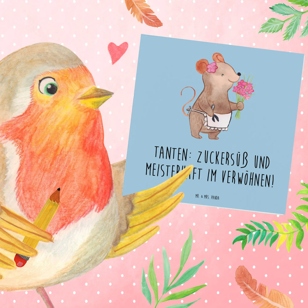 Deluxe Karte Tante Zuckersüß Hochwertige Grußkarte, Hochwertige Klappkarte, Einladungskarte, Hochzeitskarte, Grußkarte, Karte, Glückwunschkarte, Geburtstagskarte, Klappkarte, Familie, Vatertag, Muttertag, Bruder, Schwester, Mama, Papa, Oma, Opa