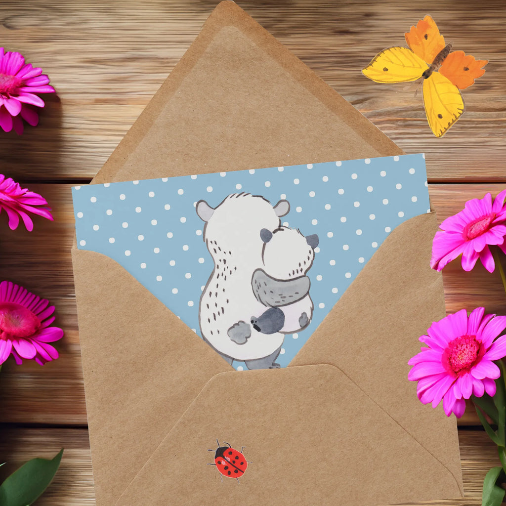 Deluxe Card Hinter jeder gelungenen Familienfeier steht eine Tante mit einer Geheimzutat. Klappkarte, Grußkarte, Karte, Glückwunschkarte, Geburtstagskarte, Hochzeitskarte, Hochwertige Klappkarte, Hochwertige Grußkarte, Einladungskarte, Familie, Vatertag, Muttertag, Bruder, Schwester, Mama, Papa, Oma, Opa