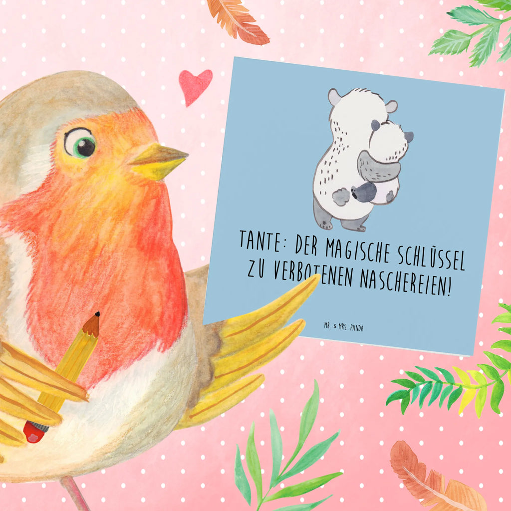 Deluxe Card Tante: Der magische Schlüssel zu verbotenen Naschereien! Karte, Geburtstagskarte, Hochwertige Grußkarte, Hochwertige Klappkarte, Grußkarte, Glückwunschkarte, Klappkarte, Hochzeitskarte, Einladungskarte, Familie, Vatertag, Muttertag, Bruder, Schwester, Mama, Papa, Oma, Opa