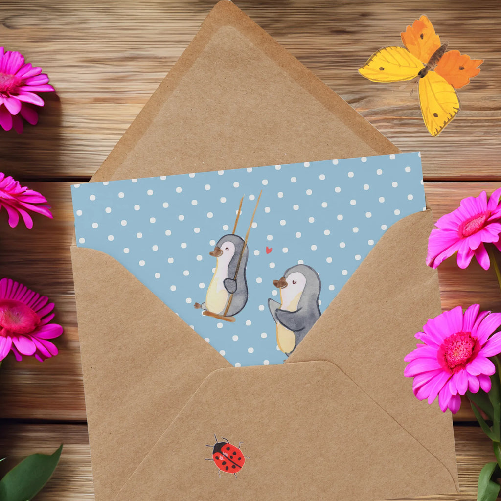 Deluxe Karte Tante Abenteuer Hochwertige Klappkarte, Geburtstagskarte, Karte, Hochwertige Grußkarte, Hochzeitskarte, Grußkarte, Einladungskarte, Klappkarte, Glückwunschkarte, Familie, Vatertag, Muttertag, Bruder, Schwester, Mama, Papa, Oma, Opa