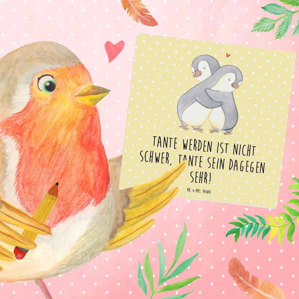 Deluxe Card Tante werden ist nicht schwer, Tante sein dagegen sehr! Hochzeitskarte, Glückwunschkarte, Grußkarte, Klappkarte, Hochwertige Grußkarte, Einladungskarte, Hochwertige Klappkarte, Geburtstagskarte, Karte, Familie, Vatertag, Muttertag, Bruder, Schwester, Mama, Papa, Oma, Opa