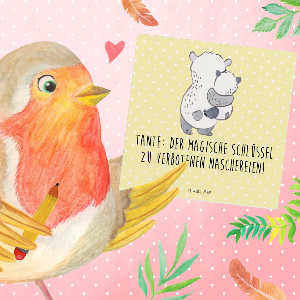 Deluxe Card Tante: Der magische Schlüssel zu verbotenen Naschereien! Karte, Geburtstagskarte, Hochwertige Grußkarte, Hochwertige Klappkarte, Grußkarte, Glückwunschkarte, Klappkarte, Hochzeitskarte, Einladungskarte, Familie, Vatertag, Muttertag, Bruder, Schwester, Mama, Papa, Oma, Opa