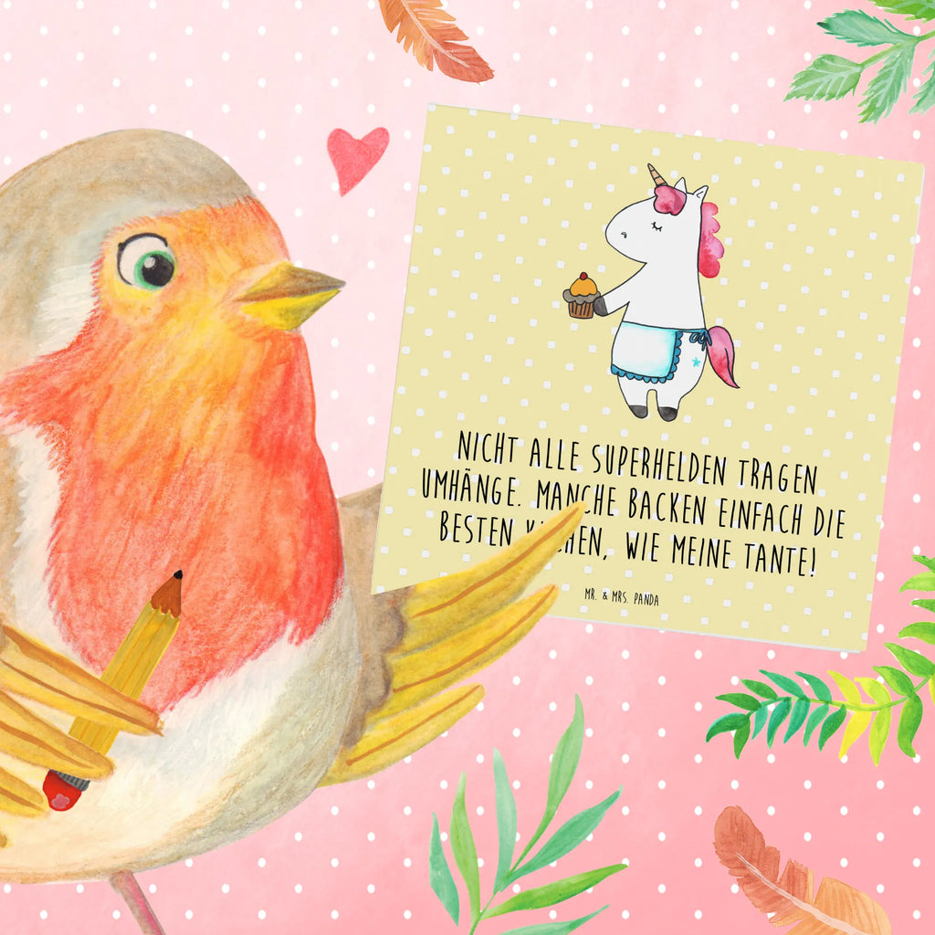 Deluxe Card Nicht alle Superhelden tragen Umhänge. Manche backen einfach die besten Kuchen, wie meine Tante! Klappkarte, Karte, Hochzeitskarte, Geburtstagskarte, Grußkarte, Glückwunschkarte, Hochwertige Grußkarte, Einladungskarte, Hochwertige Klappkarte, Familie, Vatertag, Muttertag, Bruder, Schwester, Mama, Papa, Oma, Opa