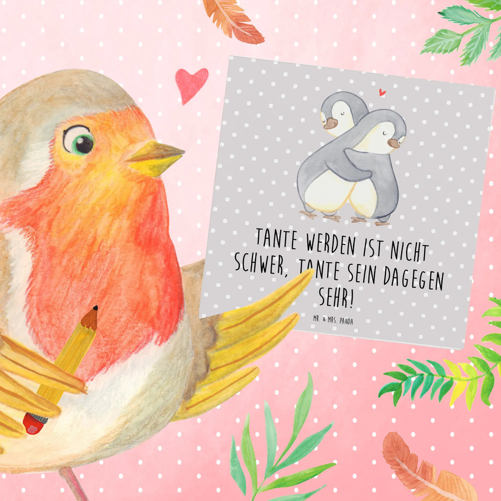 Deluxe Card Tante werden ist nicht schwer, Tante sein dagegen sehr! Hochzeitskarte, Glückwunschkarte, Grußkarte, Klappkarte, Hochwertige Grußkarte, Einladungskarte, Hochwertige Klappkarte, Geburtstagskarte, Karte, Familie, Vatertag, Muttertag, Bruder, Schwester, Mama, Papa, Oma, Opa