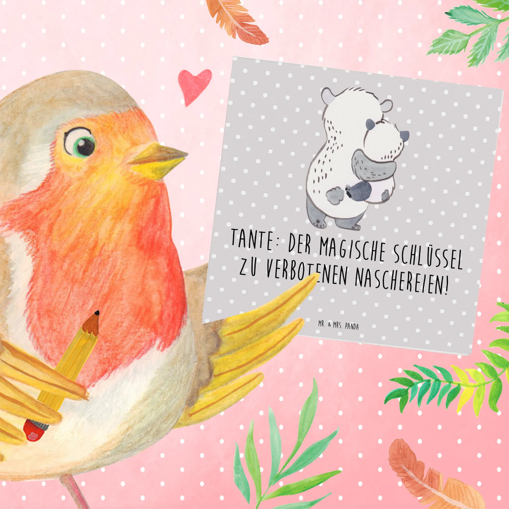 Deluxe Card Tante: Der magische Schlüssel zu verbotenen Naschereien! Karte, Geburtstagskarte, Hochwertige Grußkarte, Hochwertige Klappkarte, Grußkarte, Glückwunschkarte, Klappkarte, Hochzeitskarte, Einladungskarte, Familie, Vatertag, Muttertag, Bruder, Schwester, Mama, Papa, Oma, Opa