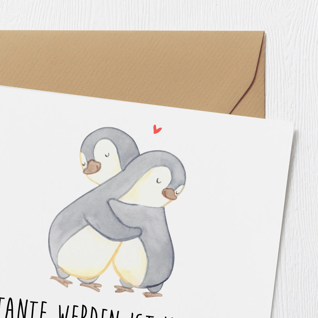 Deluxe Card Tante werden ist nicht schwer, Tante sein dagegen sehr! Hochzeitskarte, Glückwunschkarte, Grußkarte, Klappkarte, Hochwertige Grußkarte, Einladungskarte, Hochwertige Klappkarte, Geburtstagskarte, Karte, Familie, Vatertag, Muttertag, Bruder, Schwester, Mama, Papa, Oma, Opa