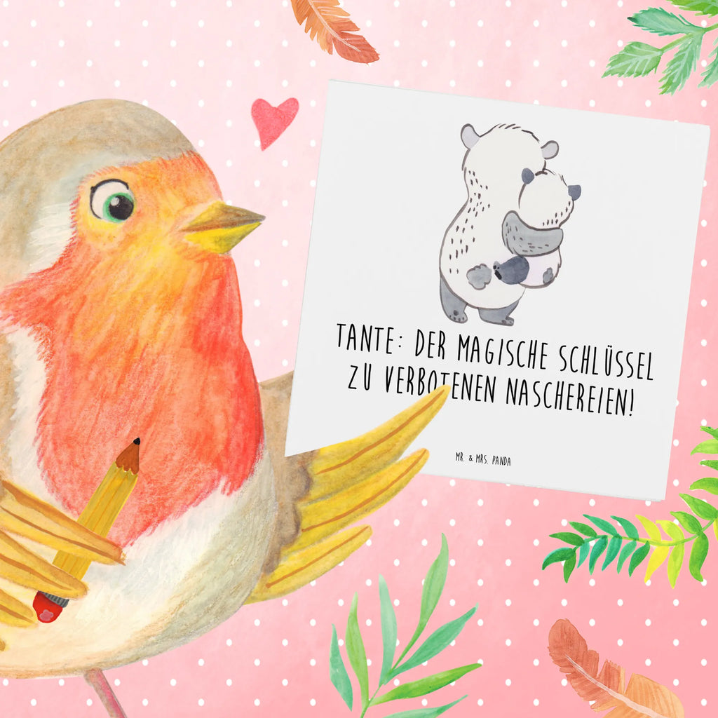 Deluxe Card Tante: Der magische Schlüssel zu verbotenen Naschereien! Karte, Geburtstagskarte, Hochwertige Grußkarte, Hochwertige Klappkarte, Grußkarte, Glückwunschkarte, Klappkarte, Hochzeitskarte, Einladungskarte, Familie, Vatertag, Muttertag, Bruder, Schwester, Mama, Papa, Oma, Opa