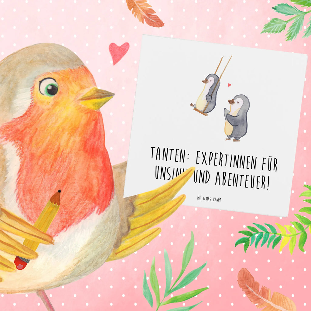 Deluxe Karte Tante Abenteuer Hochwertige Klappkarte, Geburtstagskarte, Karte, Hochwertige Grußkarte, Hochzeitskarte, Grußkarte, Einladungskarte, Klappkarte, Glückwunschkarte, Familie, Vatertag, Muttertag, Bruder, Schwester, Mama, Papa, Oma, Opa