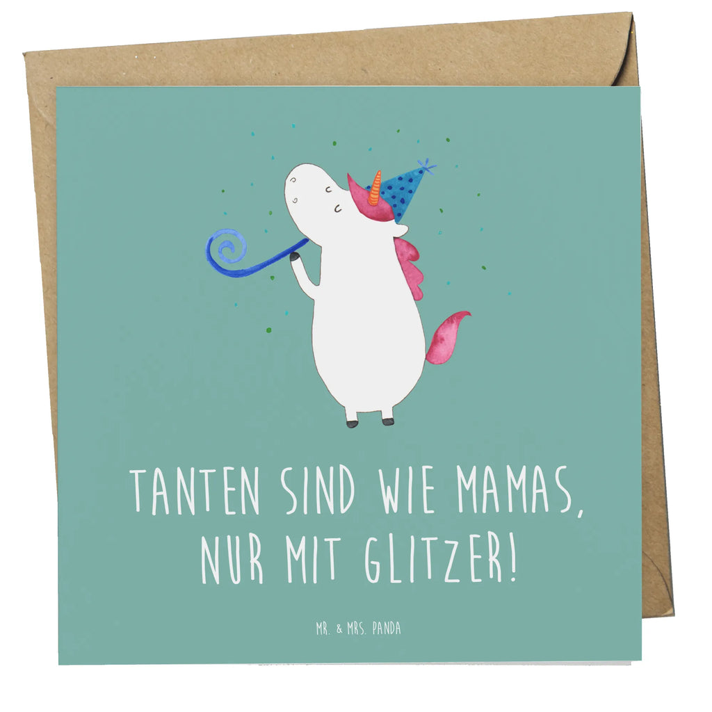 Deluxe Karte Glitzernde Tante Einladungskarte, Glückwunschkarte, Karte, Klappkarte, Geburtstagskarte, Hochwertige Grußkarte, Hochzeitskarte, Hochwertige Klappkarte, Grußkarte, Familie, Vatertag, Muttertag, Bruder, Schwester, Mama, Papa, Oma, Opa