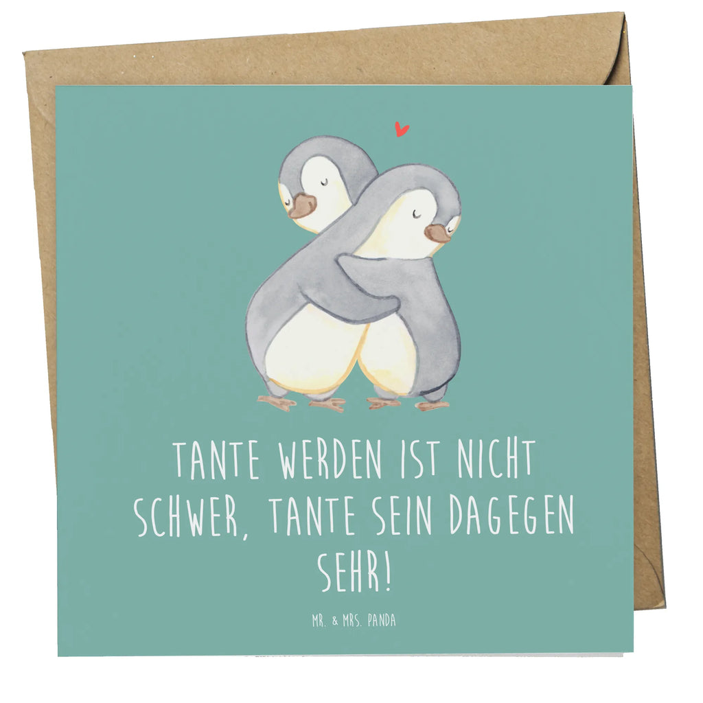 Deluxe Card Tante werden ist nicht schwer, Tante sein dagegen sehr! Hochzeitskarte, Glückwunschkarte, Grußkarte, Klappkarte, Hochwertige Grußkarte, Einladungskarte, Hochwertige Klappkarte, Geburtstagskarte, Karte, Familie, Vatertag, Muttertag, Bruder, Schwester, Mama, Papa, Oma, Opa