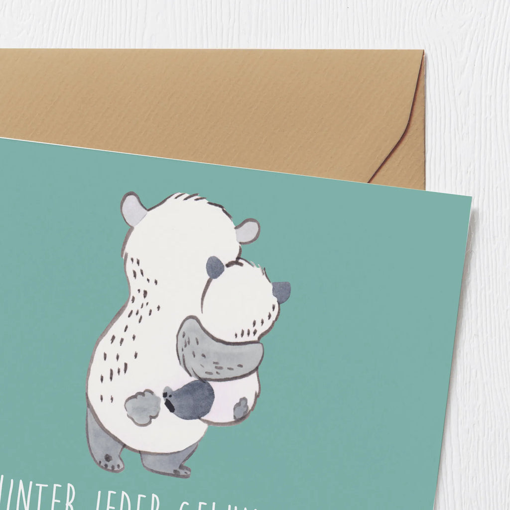 Deluxe Card Hinter jeder gelungenen Familienfeier steht eine Tante mit einer Geheimzutat. Klappkarte, Grußkarte, Karte, Glückwunschkarte, Geburtstagskarte, Hochzeitskarte, Hochwertige Klappkarte, Hochwertige Grußkarte, Einladungskarte, Familie, Vatertag, Muttertag, Bruder, Schwester, Mama, Papa, Oma, Opa