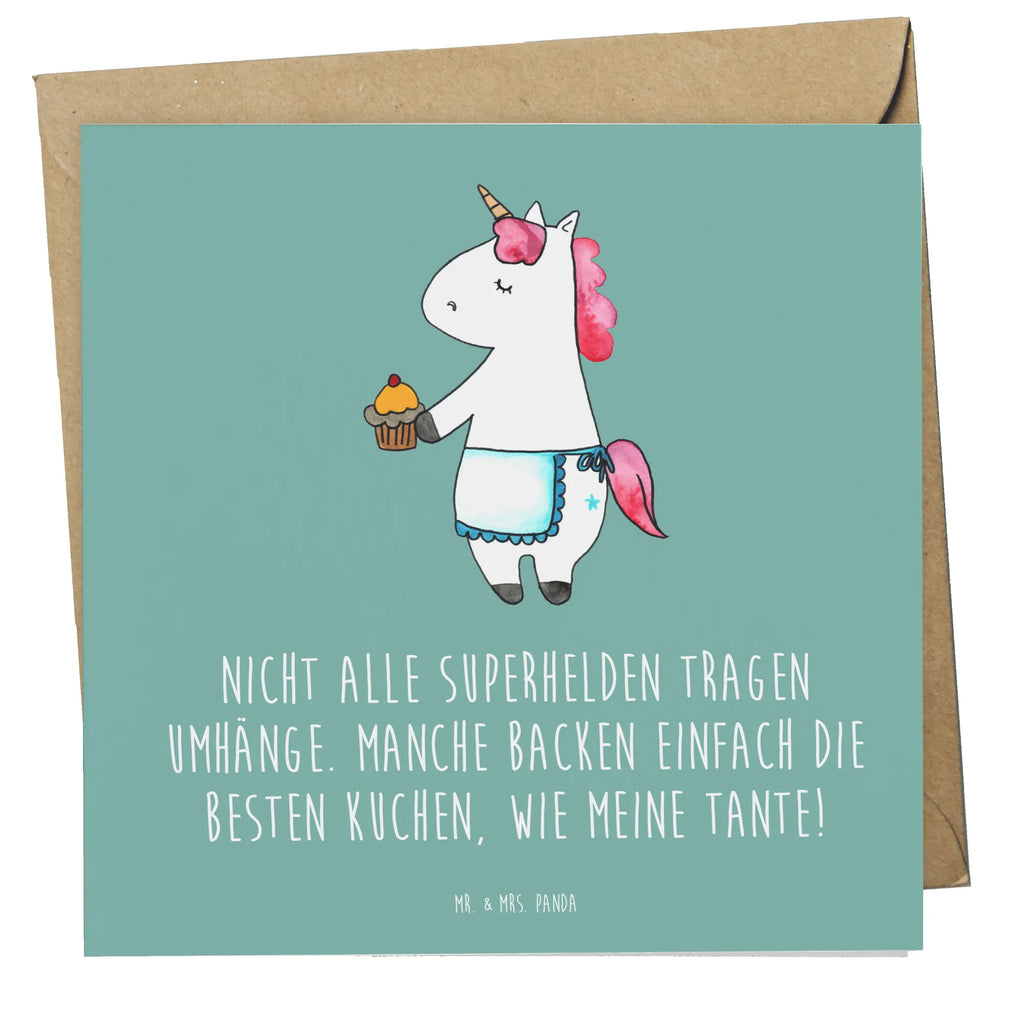Deluxe Card Nicht alle Superhelden tragen Umhänge. Manche backen einfach die besten Kuchen, wie meine Tante! Klappkarte, Karte, Hochzeitskarte, Geburtstagskarte, Grußkarte, Glückwunschkarte, Hochwertige Grußkarte, Einladungskarte, Hochwertige Klappkarte, Familie, Vatertag, Muttertag, Bruder, Schwester, Mama, Papa, Oma, Opa