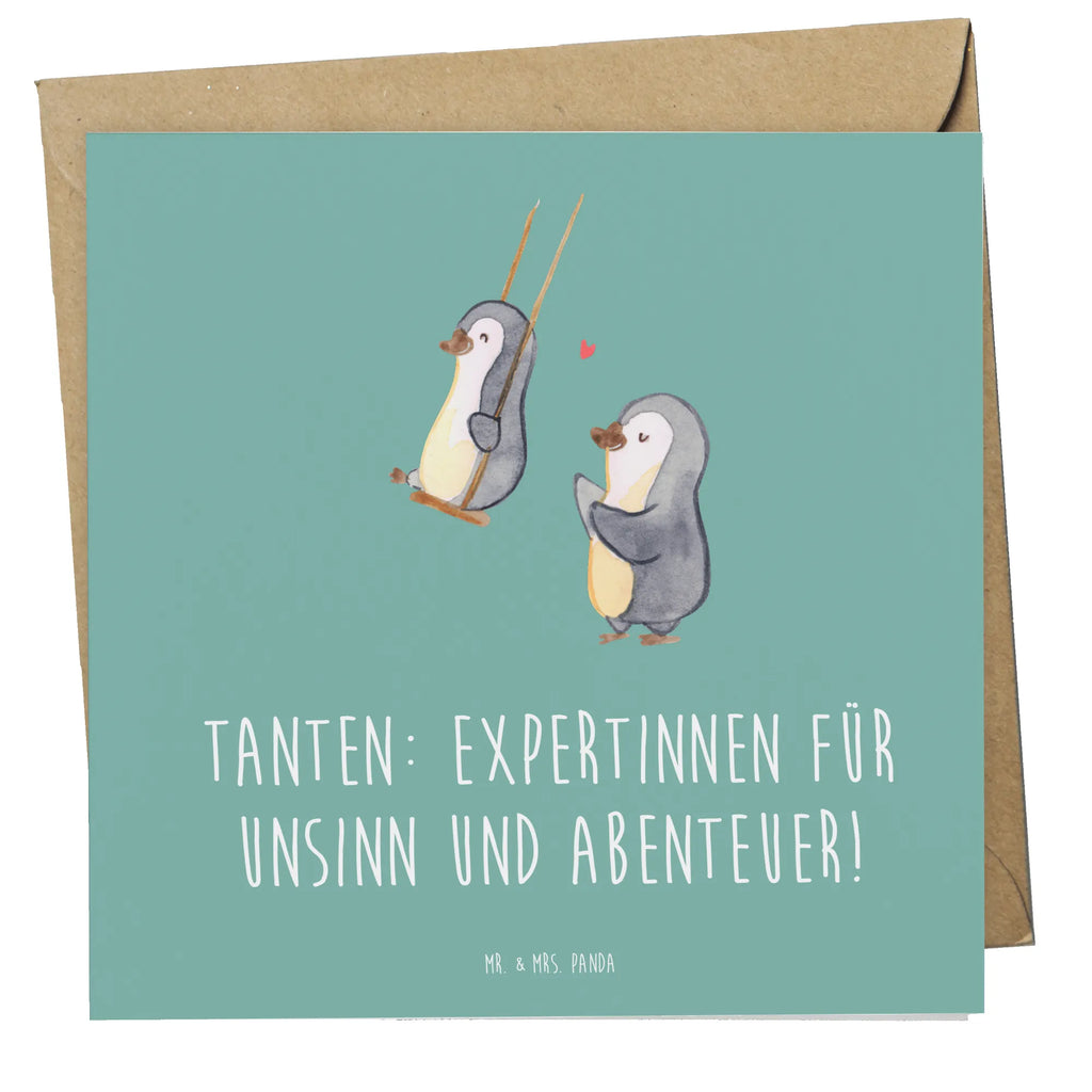 Deluxe Karte Tante Abenteuer Hochwertige Klappkarte, Geburtstagskarte, Karte, Hochwertige Grußkarte, Hochzeitskarte, Grußkarte, Einladungskarte, Klappkarte, Glückwunschkarte, Familie, Vatertag, Muttertag, Bruder, Schwester, Mama, Papa, Oma, Opa