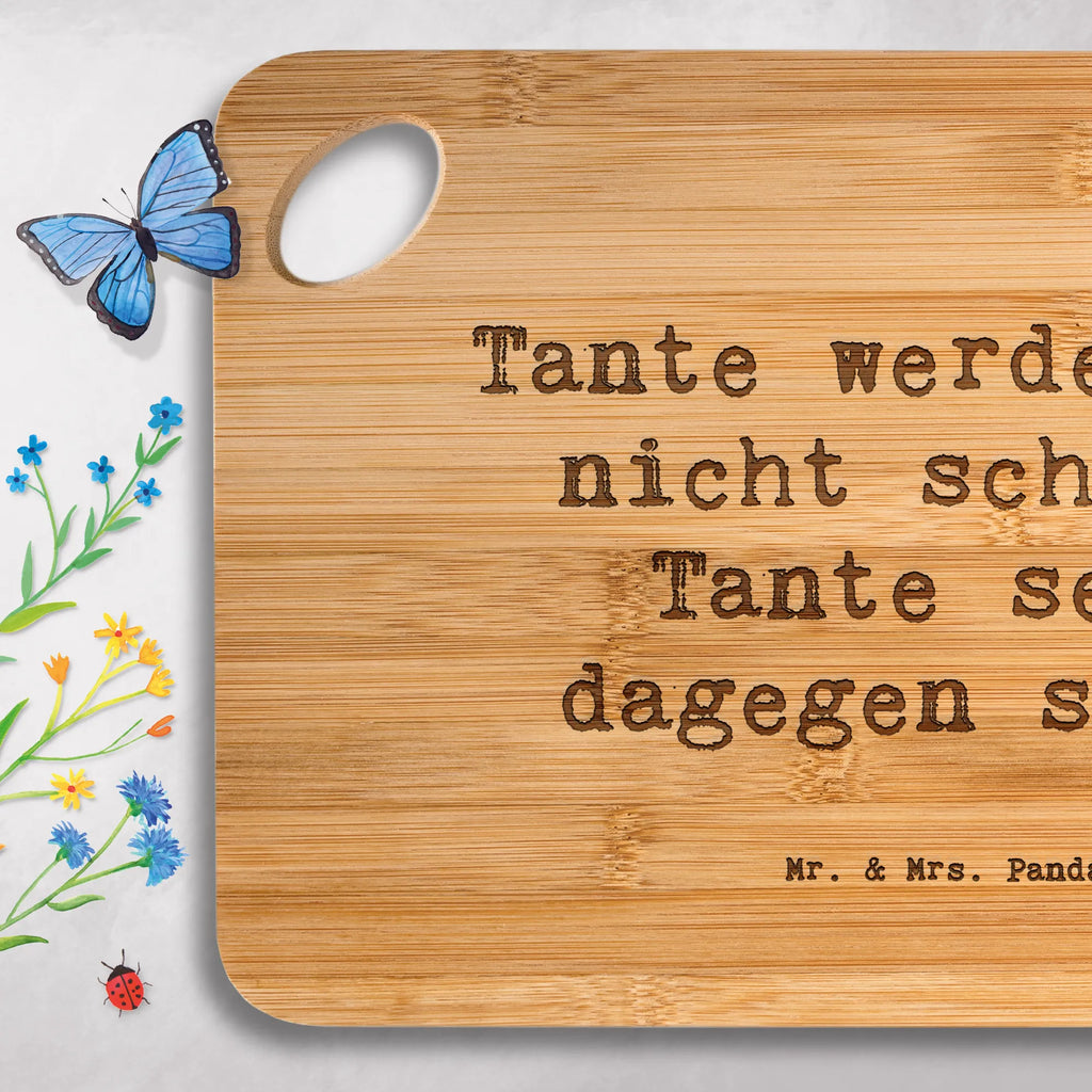 Bamboo chopping board Saying Tante werden ist nicht schwer, Tante sein dagegen sehr! cutting board, solid, wood, bamboo, slices, kitchen, breakfast board, engraving, board, cutting block, robust, kitchen board, breakfast, dulcimer, carving board, nature, Family, Father's Day, Mother's Day, brother, sister, Mom, Dad