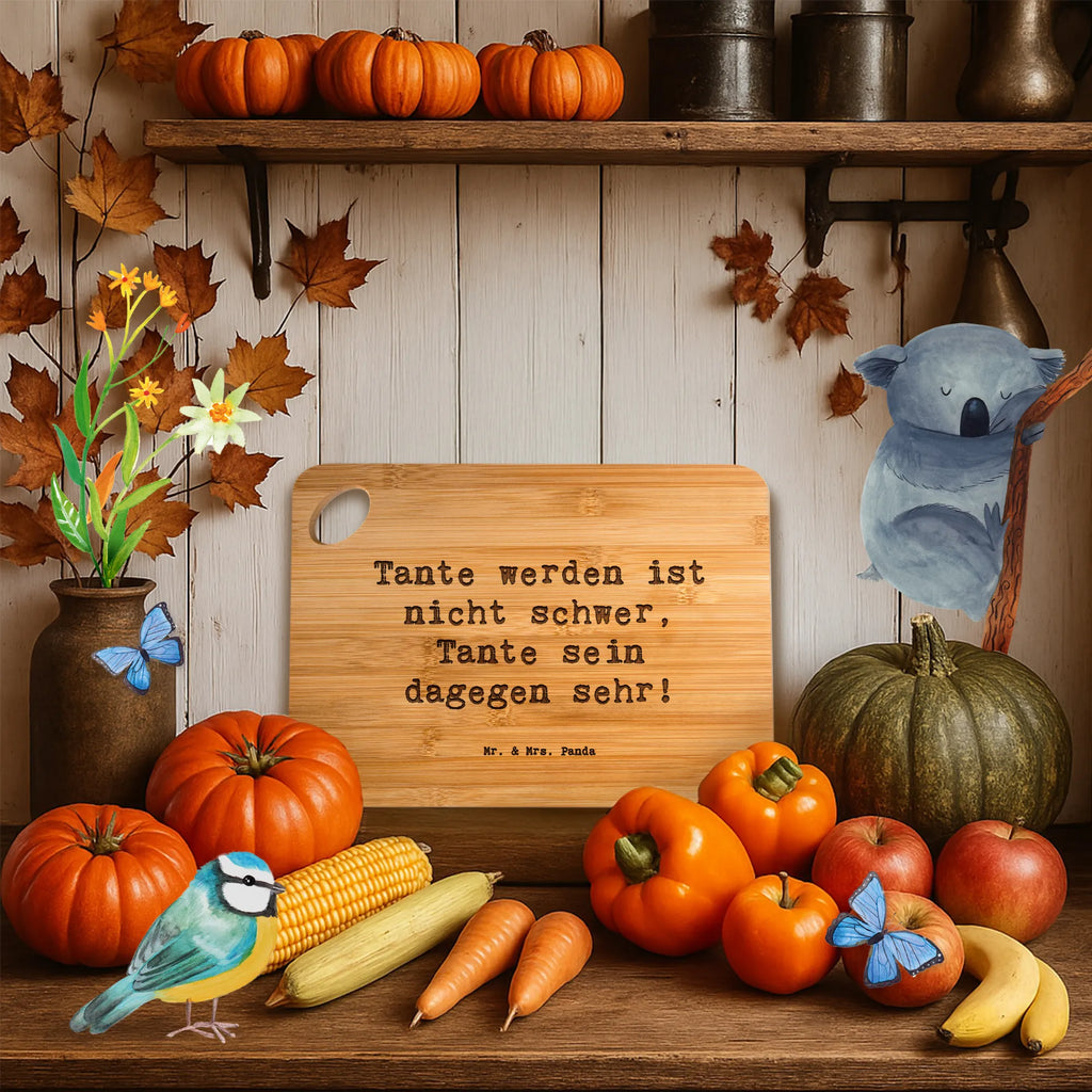Bamboo chopping board Saying Tante werden ist nicht schwer, Tante sein dagegen sehr! cutting board, solid, wood, bamboo, slices, kitchen, breakfast board, engraving, board, cutting block, robust, kitchen board, breakfast, dulcimer, carving board, nature, Family, Father's Day, Mother's Day, brother, sister, Mom, Dad