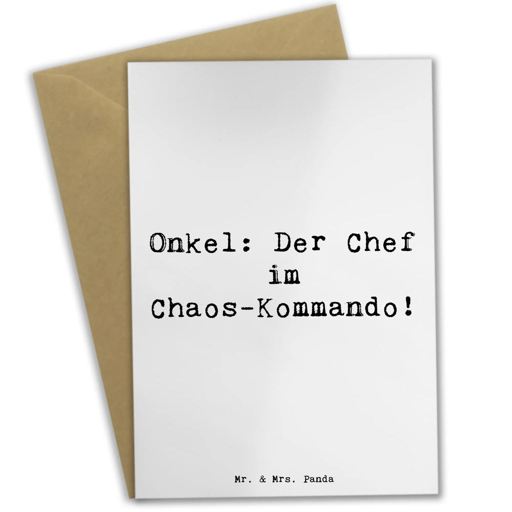 Grußkarte Spruch Onkel Chef Ansichtskarten, Klappkarte, Einladungskarte, Geburtstagskarte, Grußkarte, Hochzeitskarte, Glückwunschkarte, Karte, Familie, Vatertag, Muttertag, Bruder, Schwester, Mama, Papa, Oma, Opa