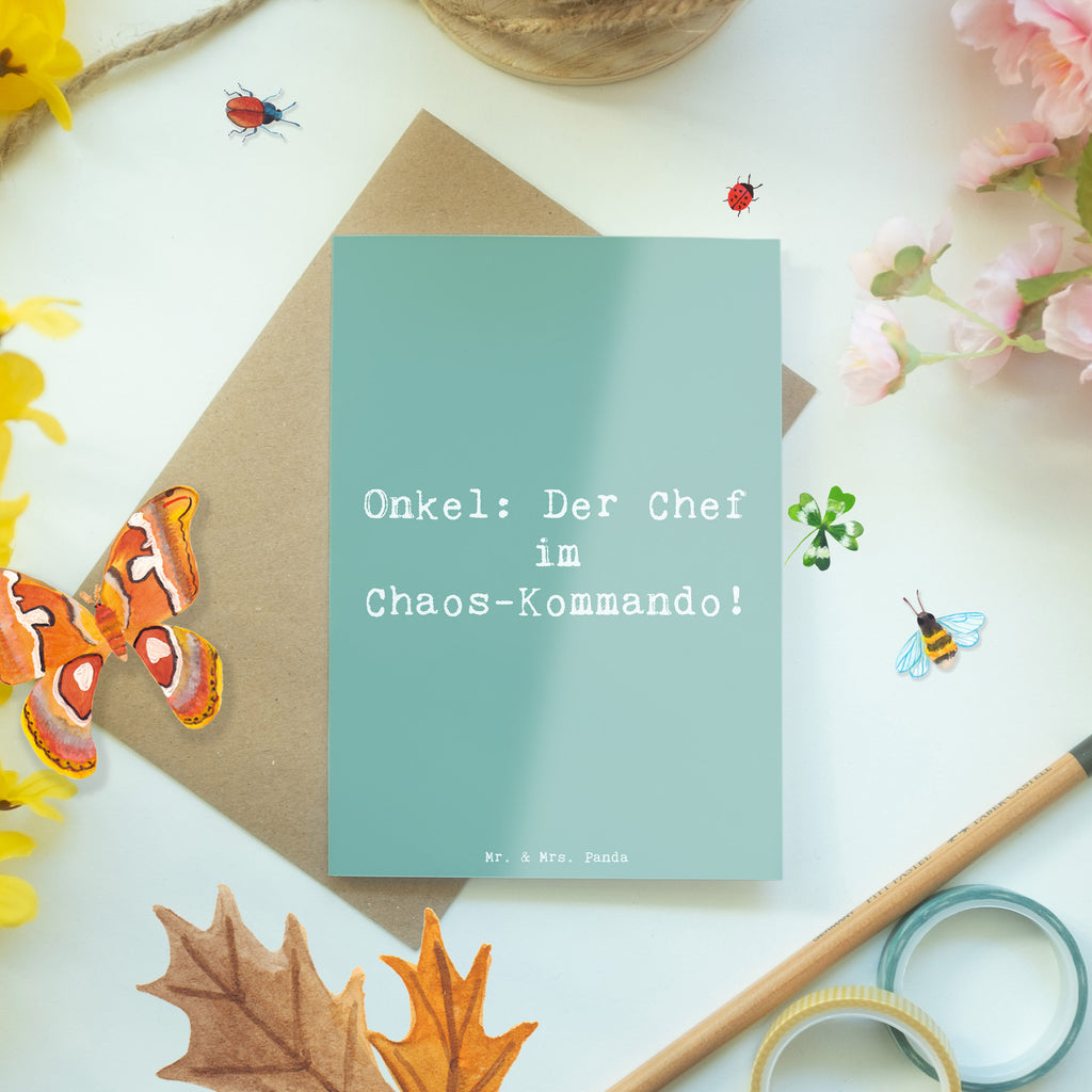 Grußkarte Spruch Onkel Chef Ansichtskarten, Klappkarte, Einladungskarte, Geburtstagskarte, Grußkarte, Hochzeitskarte, Glückwunschkarte, Karte, Familie, Vatertag, Muttertag, Bruder, Schwester, Mama, Papa, Oma, Opa