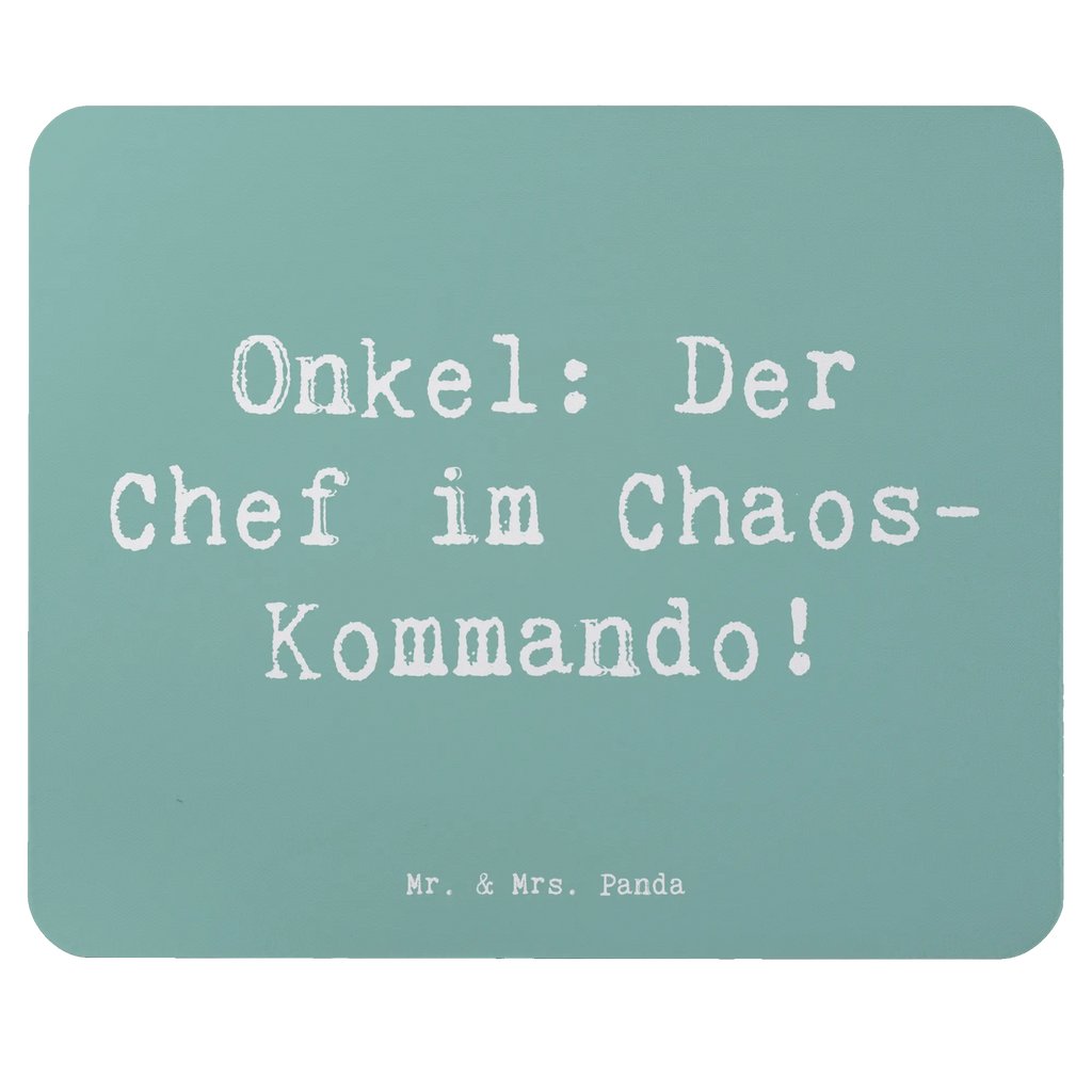 Mouse mat Saying Onkel: Der Chef im Chaos-Kommando! PC Zubehör, Einzigartiges Mauspad, Designer Mauspad, Mauspad Büro, Computer zubehör, Mausunterlage, Büroausstattung, Mauspad, Arbeitszimmer, Mousepad, Familie, Vatertag, Muttertag, Bruder, Schwester, Mama, Papa, Oma, Opa