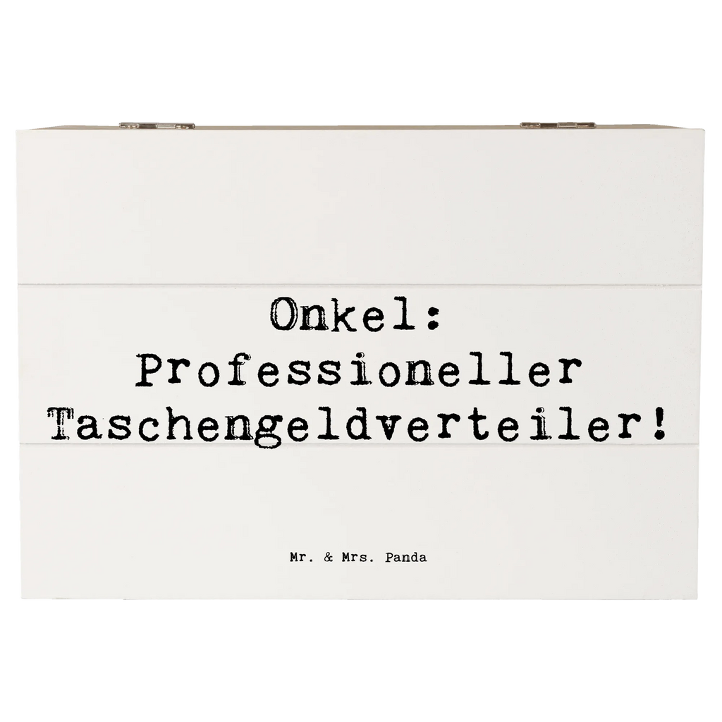Holzkiste Spruch Onkel: Professioneller Taschengeldverteiler! Geschenkbox, XXL, Erinnerungskiste, Schatulle, Holzkiste, Dekokiste, Erinnerungsbox, Schatzkiste, Truhe, Aufbewahrungsbox, Kiste, Geschenkdose, Familie, Vatertag, Muttertag, Bruder, Schwester, Mama, Papa, Oma, Opa