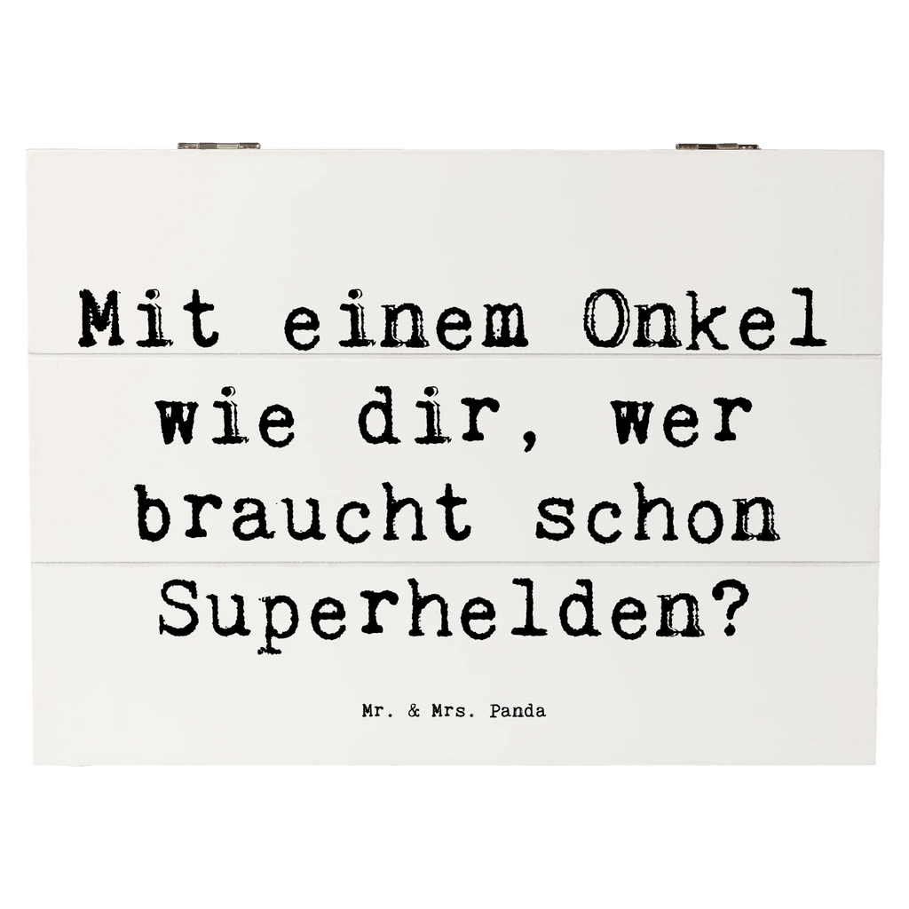 Holzkiste Spruch Super-Onkel Erinnerungskiste, Schatulle, Geschenkdose, Aufbewahrungsbox, Erinnerungsbox, Schatzkiste, XXL, Kiste, Dekokiste, Geschenkbox, Holzkiste, Truhe, Familie, Vatertag, Muttertag, Bruder, Schwester, Mama, Papa, Oma, Opa