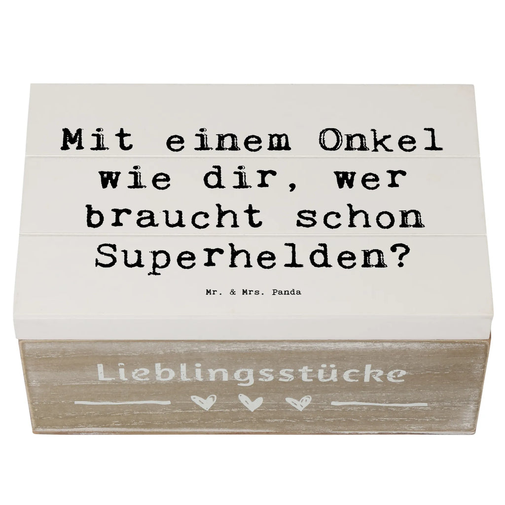 Holzkiste Spruch Super-Onkel Erinnerungskiste, Schatulle, Geschenkdose, Aufbewahrungsbox, Erinnerungsbox, Schatzkiste, XXL, Kiste, Dekokiste, Geschenkbox, Holzkiste, Truhe, Familie, Vatertag, Muttertag, Bruder, Schwester, Mama, Papa, Oma, Opa