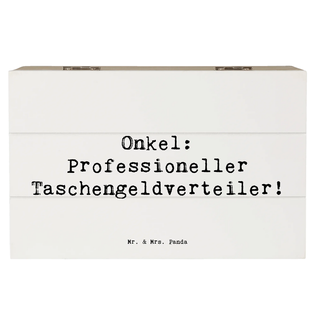 Holzkiste Spruch Onkel: Professioneller Taschengeldverteiler! Geschenkbox, XXL, Erinnerungskiste, Schatulle, Holzkiste, Dekokiste, Erinnerungsbox, Schatzkiste, Truhe, Aufbewahrungsbox, Kiste, Geschenkdose, Familie, Vatertag, Muttertag, Bruder, Schwester, Mama, Papa, Oma, Opa