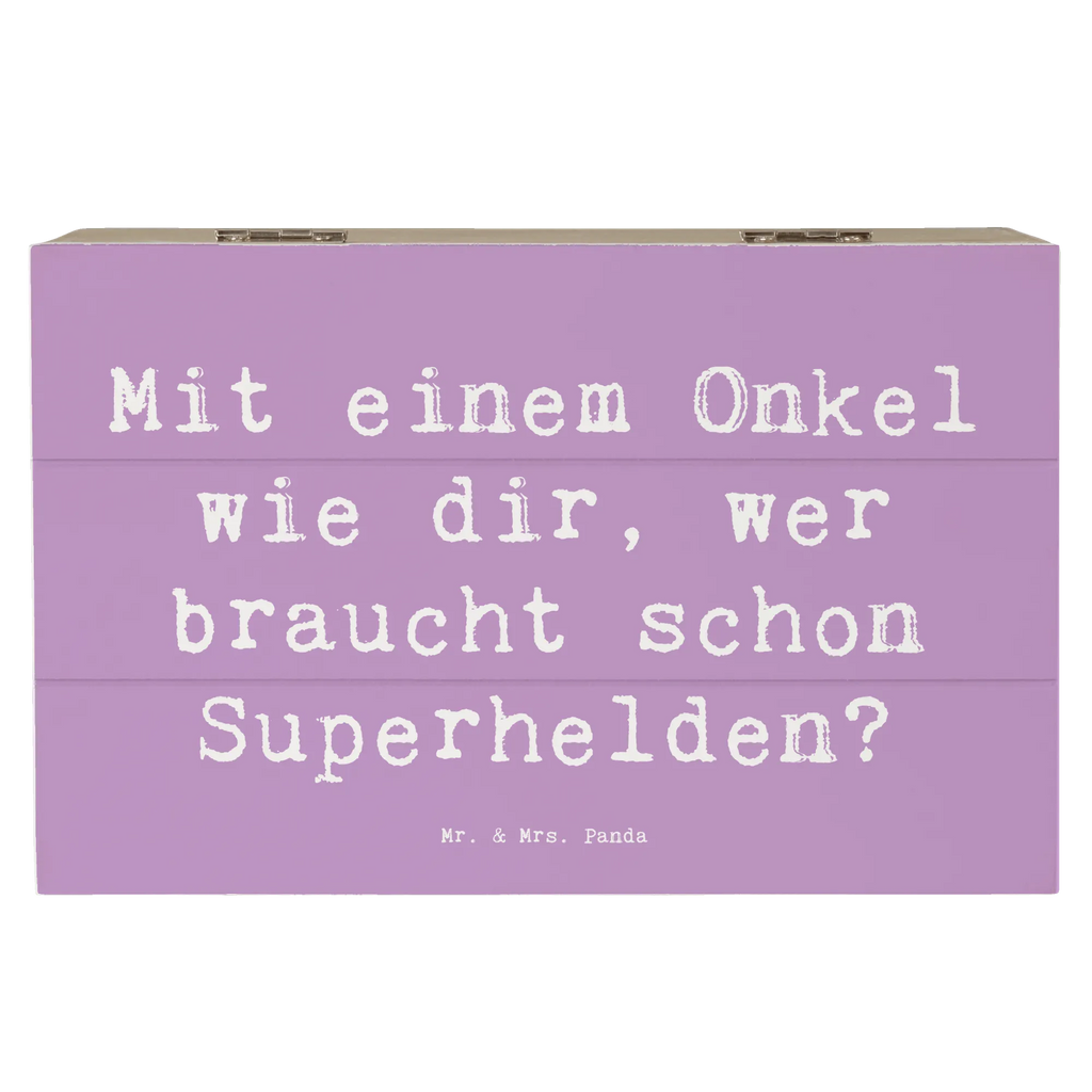 Holzkiste Spruch Super-Onkel Erinnerungskiste, Schatulle, Geschenkdose, Aufbewahrungsbox, Erinnerungsbox, Schatzkiste, XXL, Kiste, Dekokiste, Geschenkbox, Holzkiste, Truhe, Familie, Vatertag, Muttertag, Bruder, Schwester, Mama, Papa, Oma, Opa
