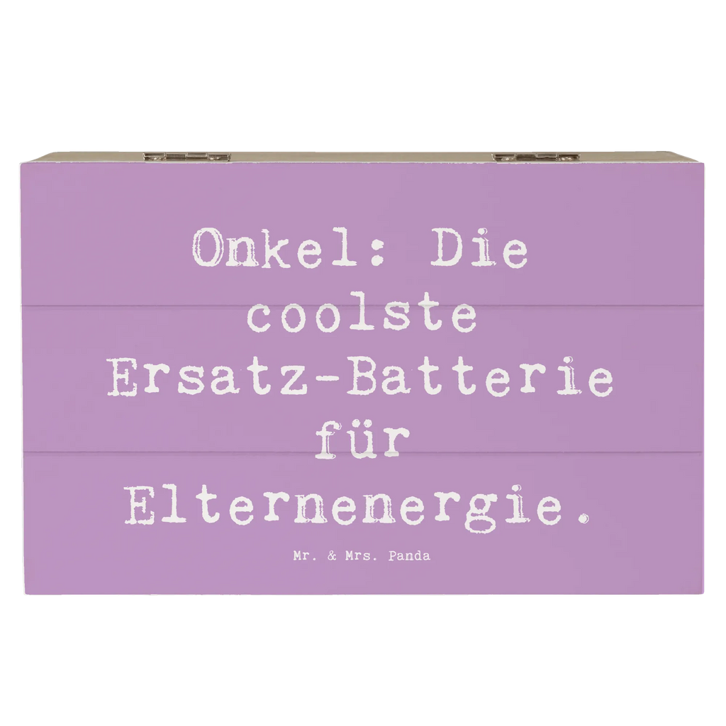 Holzkiste Spruch Onkel Energie Truhe, Aufbewahrungsbox, XXL, Geschenkdose, Geschenkbox, Erinnerungsbox, Kiste, Holzkiste, Erinnerungskiste, Dekokiste, Schatzkiste, Schatulle, Familie, Vatertag, Muttertag, Bruder, Schwester, Mama, Papa, Oma, Opa