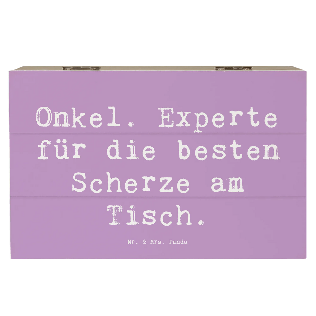 Holzkiste Spruch Onkel Scherzkönig Aufbewahrungsbox, Erinnerungsbox, Schatzkiste, Erinnerungskiste, Dekokiste, Schatulle, Kiste, Truhe, Holzkiste, Geschenkdose, XXL, Geschenkbox, Familie, Vatertag, Muttertag, Bruder, Schwester, Mama, Papa, Oma, Opa