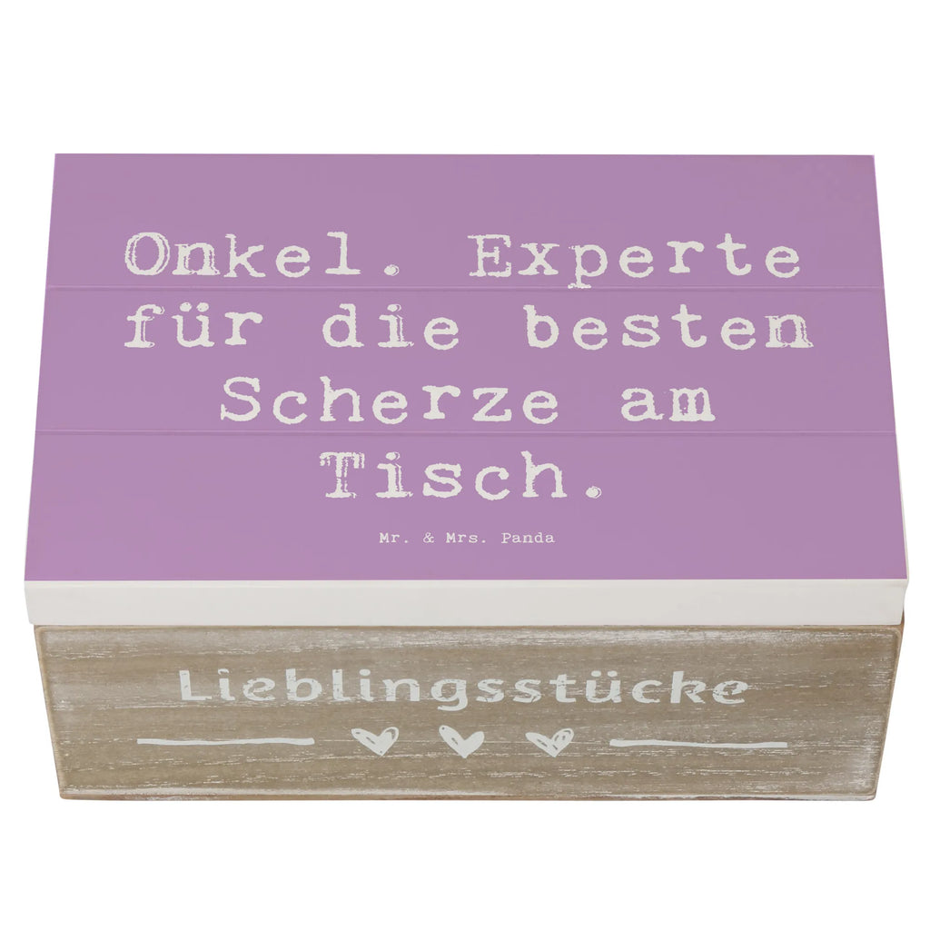 Holzkiste Spruch Onkel Scherzkönig Aufbewahrungsbox, Erinnerungsbox, Schatzkiste, Erinnerungskiste, Dekokiste, Schatulle, Kiste, Truhe, Holzkiste, Geschenkdose, XXL, Geschenkbox, Familie, Vatertag, Muttertag, Bruder, Schwester, Mama, Papa, Oma, Opa