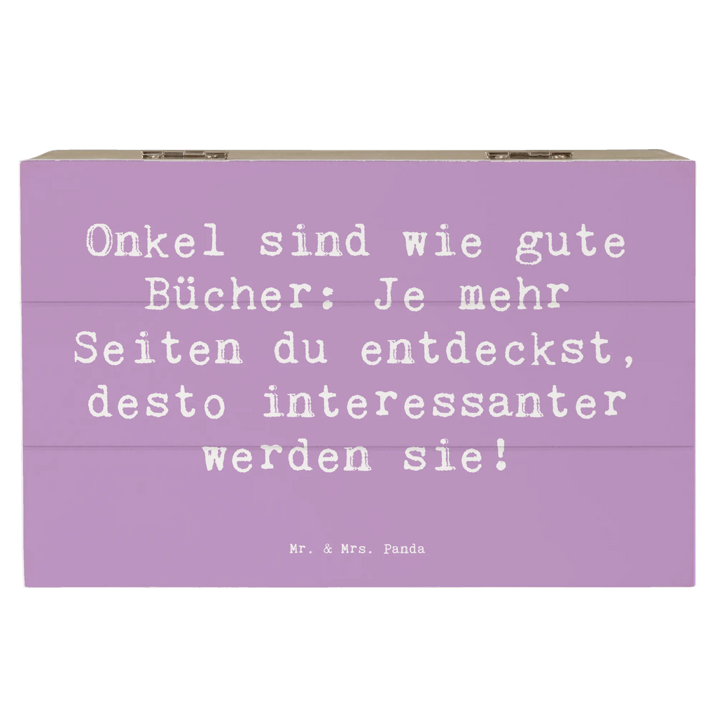 Holzkiste Spruch Onkel Bücher Kiste, Geschenkbox, Truhe, Erinnerungskiste, Schatzkiste, Holzkiste, Dekokiste, Aufbewahrungsbox, Geschenkdose, Erinnerungsbox, Schatulle, XXL, Familie, Vatertag, Muttertag, Bruder, Schwester, Mama, Papa, Oma, Opa