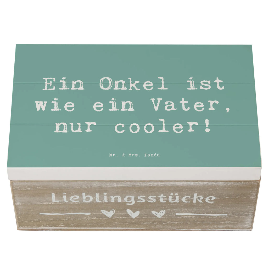 Holzkiste Spruch Cooler Onkel Aufbewahrungsbox, Dekokiste, Kiste, Geschenkbox, Erinnerungskiste, Truhe, Holzkiste, Geschenkdose, Schatulle, Erinnerungsbox, XXL, Schatzkiste, Familie, Vatertag, Muttertag, Bruder, Schwester, Mama, Papa, Oma, Opa