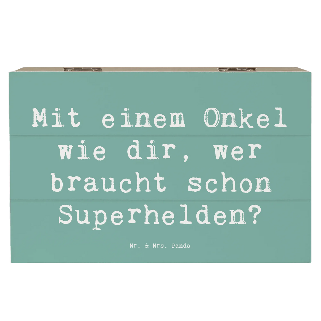 Holzkiste Spruch Super-Onkel Erinnerungskiste, Schatulle, Geschenkdose, Aufbewahrungsbox, Erinnerungsbox, Schatzkiste, XXL, Kiste, Dekokiste, Geschenkbox, Holzkiste, Truhe, Familie, Vatertag, Muttertag, Bruder, Schwester, Mama, Papa, Oma, Opa