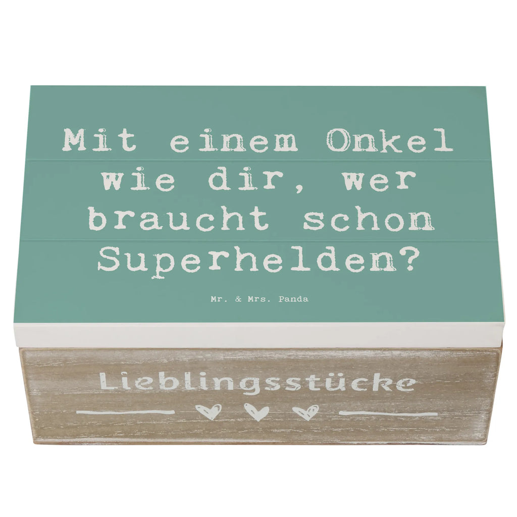Holzkiste Spruch Super-Onkel Erinnerungskiste, Schatulle, Geschenkdose, Aufbewahrungsbox, Erinnerungsbox, Schatzkiste, XXL, Kiste, Dekokiste, Geschenkbox, Holzkiste, Truhe, Familie, Vatertag, Muttertag, Bruder, Schwester, Mama, Papa, Oma, Opa