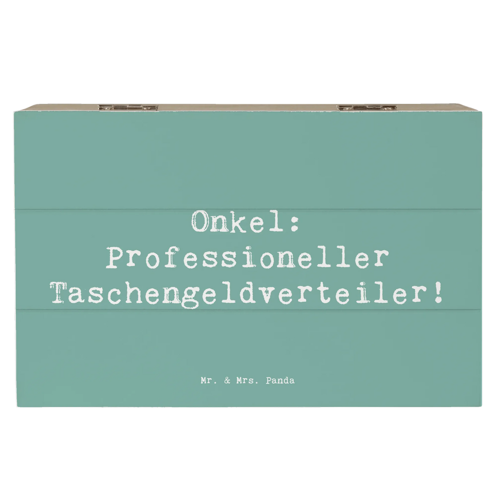 Holzkiste Spruch Onkel: Professioneller Taschengeldverteiler! Geschenkbox, XXL, Erinnerungskiste, Schatulle, Holzkiste, Dekokiste, Erinnerungsbox, Schatzkiste, Truhe, Aufbewahrungsbox, Kiste, Geschenkdose, Familie, Vatertag, Muttertag, Bruder, Schwester, Mama, Papa, Oma, Opa
