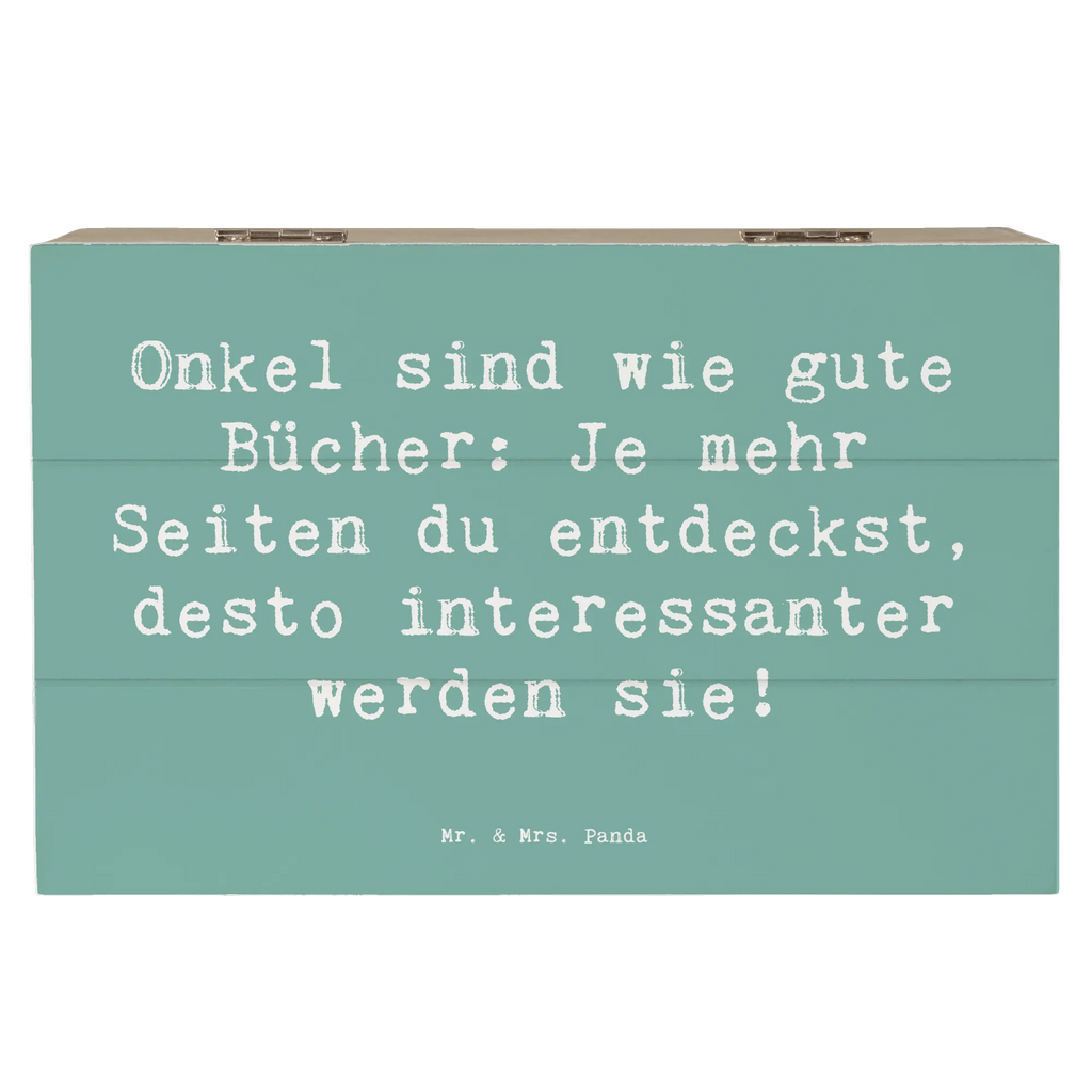 Holzkiste Spruch Onkel Bücher Kiste, Geschenkbox, Truhe, Erinnerungskiste, Schatzkiste, Holzkiste, Dekokiste, Aufbewahrungsbox, Geschenkdose, Erinnerungsbox, Schatulle, XXL, Familie, Vatertag, Muttertag, Bruder, Schwester, Mama, Papa, Oma, Opa