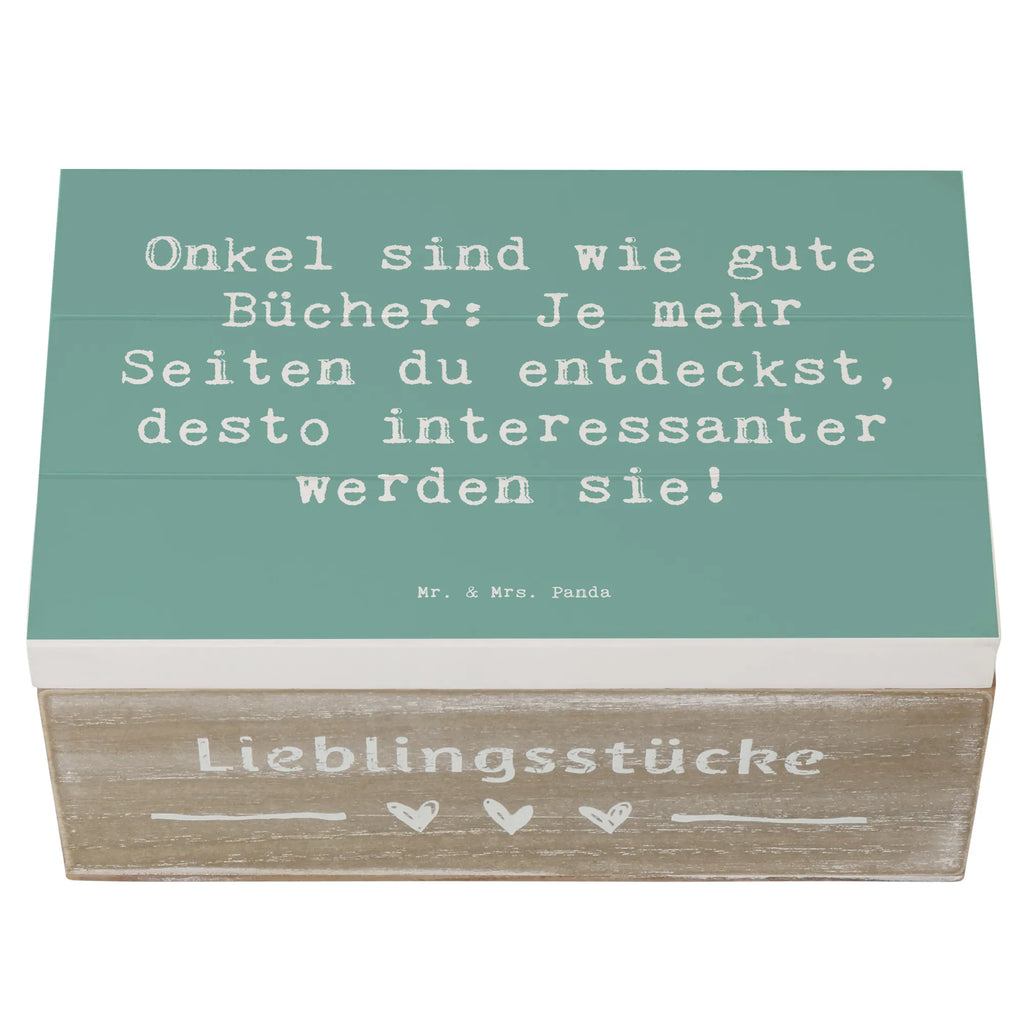 Holzkiste Spruch Onkel Bücher Kiste, Geschenkbox, Truhe, Erinnerungskiste, Schatzkiste, Holzkiste, Dekokiste, Aufbewahrungsbox, Geschenkdose, Erinnerungsbox, Schatulle, XXL, Familie, Vatertag, Muttertag, Bruder, Schwester, Mama, Papa, Oma, Opa